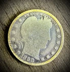 BARBER SILVER QUARTER /PRE1900/ VG