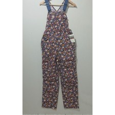 DULUTH TRADING Heirloom Gardening Bib Overalls XXS x 33 NWT Hedgehog Mushroom