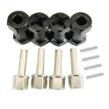 4pcs 12mm Extended Widen Hex Wheel Hub for Axial D90 AX10 F350 1/10 RC Car