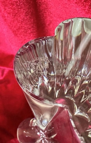 STUNNING Two BACCARAT Crystal Diomede Clover CANDLESTICK CANDLE HOLDERS~7” - Picture 12 of 12