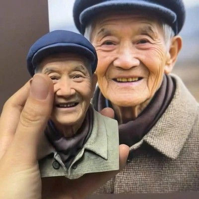 Custom 3D statues created from portrait photos.