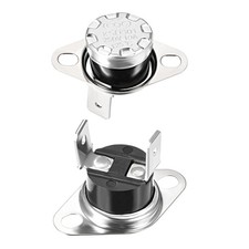 2 x Temp Control Switch Thermostat KSD301 125C 10A Normally Closed N.C Fixed
