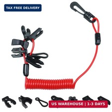 Universal Boat Safety Lanyard Kill Switch with 7 Keys, Compatible with Mercury Y