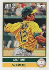 Gage Jump, Oakland Athletics, 2026 Onyx Vintage Baseball card #OV-GAJU
