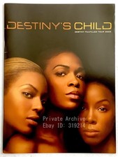 Destiny's Child Beyonce 2005 Japan Final Tour Program + Budokan Ticket Ships USA
