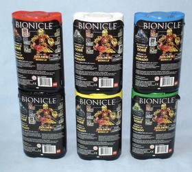 Lego Bionicle STARS (7116 - 7138) with GOLD TOKENS Manuals & CANISTERS Complete