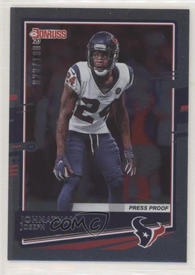 2020 Panini Donruss Press Proof Silver 23/100 Johnathan Joseph #116 7i2