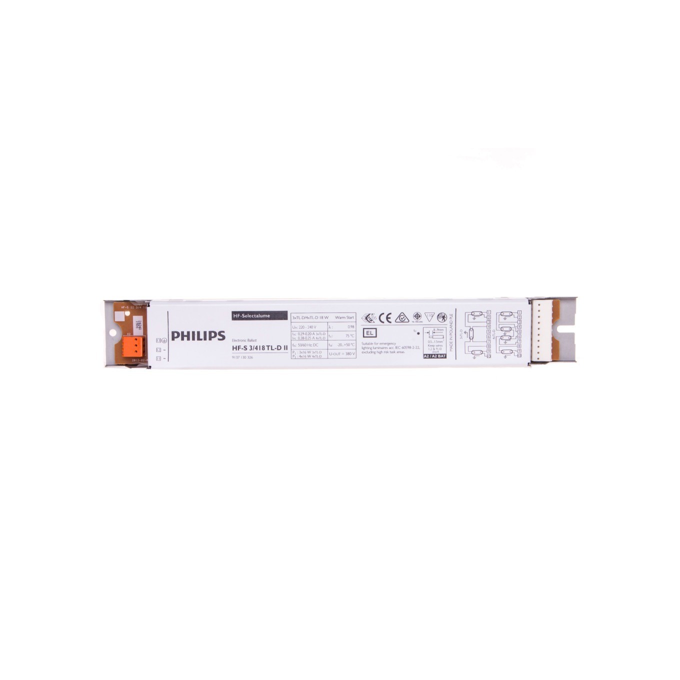 ballast electronic HF-S 3/418 TL-D II 220-240V 913713032666