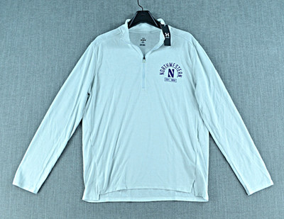 Under Armour Pullover Men's M Northwestern Wildcats 1/4 Zip Vented Loose NWT