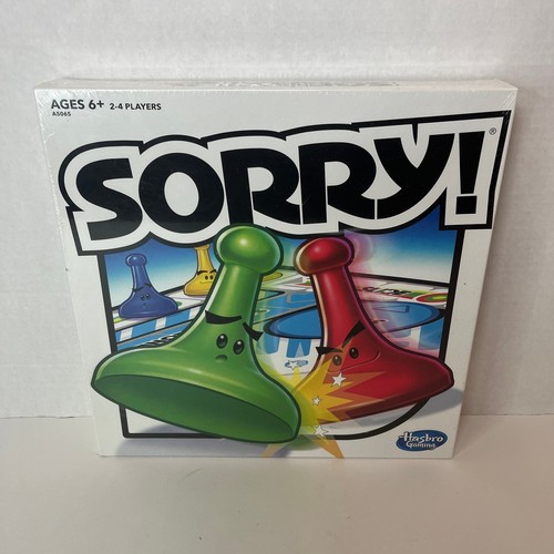 Sorry! Classic Hasbro Board Game 2-4 Players Ages 6+ Family Game NEW SEALED