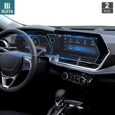 RUIYA Car Screen Protector Tempered Glass Film 1 Set For 2024-2026 Chevy Trax