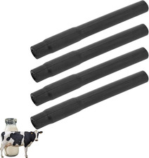 4PCS Milking Short Tube Safety Rubber Hose for Cow Milking Machine Replacement 