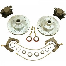 1974-78 Ford Mustang Ii Front Disc Brake Kit 11 Drilled Slotted Fits Oe Spindle