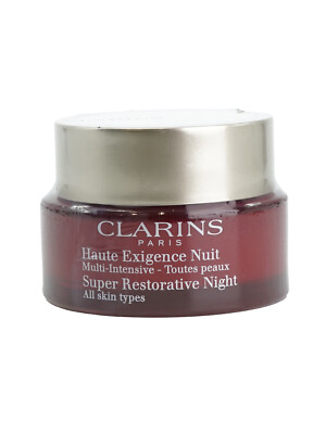 Clarins Super Restorative Night Cream All Skin Types 1.6 OZ