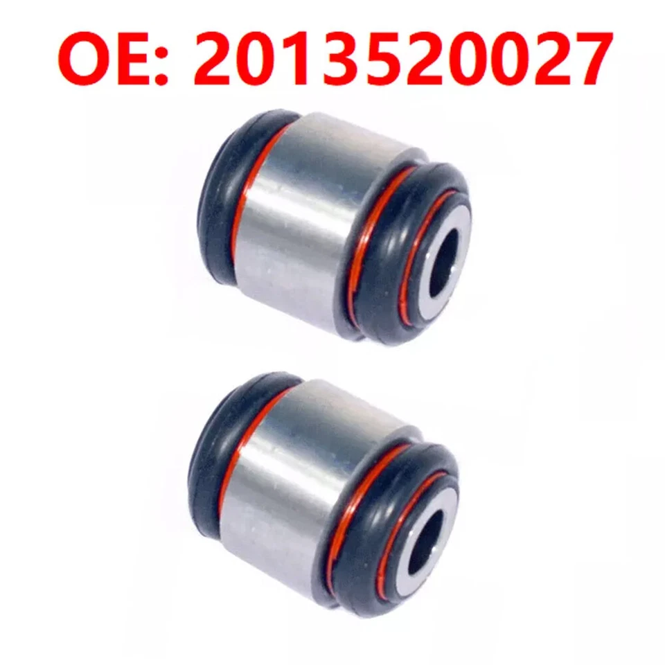 Buje de brazo de control trasero inferior exterior trasero de 2 piezas apto para Mercedes-Benz Stock de EE. UU. Foto 4 de 4