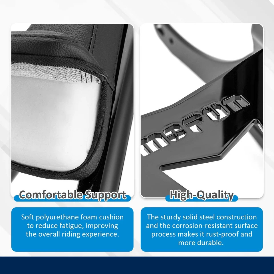 Respaldo de 27,6" de altura Sissy Bar Rack para Kawasaki Vulcan 900 Classic 2006-2024 Foto 4 de 4