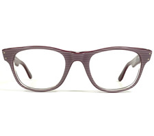 Vintage l.a.Eyeworks Eyeglasses Frames THE BEAT 4 943 Purple Red 45-22-135
