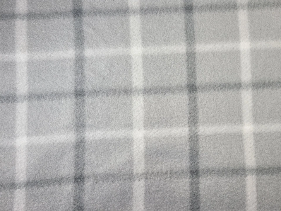 Manta/tiro de lana Mainstays 50x60 gris a cuadros Foto 3 de 4