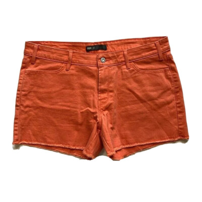 Levi's Cut Off Jean Denim Shorts Womens 16 (36) Stretch Distress