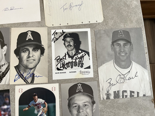 California/Los Angeles Angels (21) photos/index cards most signed Bob Grich - Picture 4 of 10
