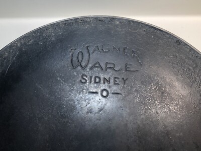 VINTAGE WAGNER WARE SIDNEY -0- CAST IRON SKILLET #9 1059 11 1/2
