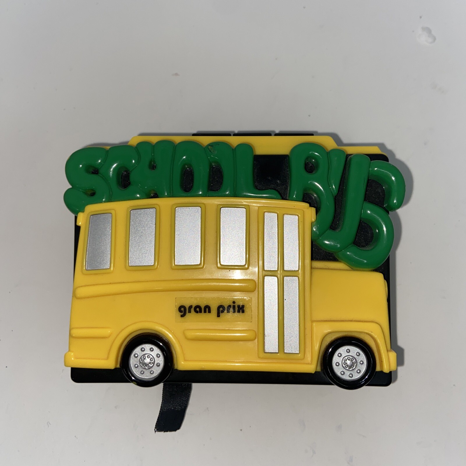 Vintage Gran Prix School Bus Shaped Cassette Player Y0024 Rare Hard to Find