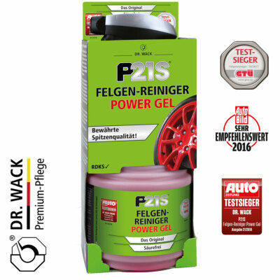 Dr. Wack P21S Felgenreiniger POWER GEL Felgen Reiniger Autopflege 750 ml