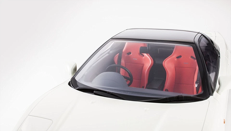 KYOSHO SAMURAI 1/12 Honda NSX Type R Bianco KSR12003W Resina Modellino Auto G... - Immagine 2 di 4