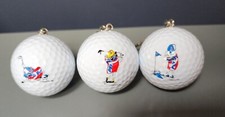 De Colección Pepsi Sport Spalding Pelota de Golf Llavero Lote De 3 Cola Coleccionables