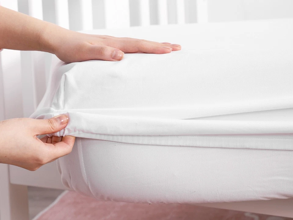 Эластичные простыни для стандартной кроватки и матраса для ребенка ясельного возраста 52 x 28 дюймов упаковка 2 шт. - Изображение 4 из 4