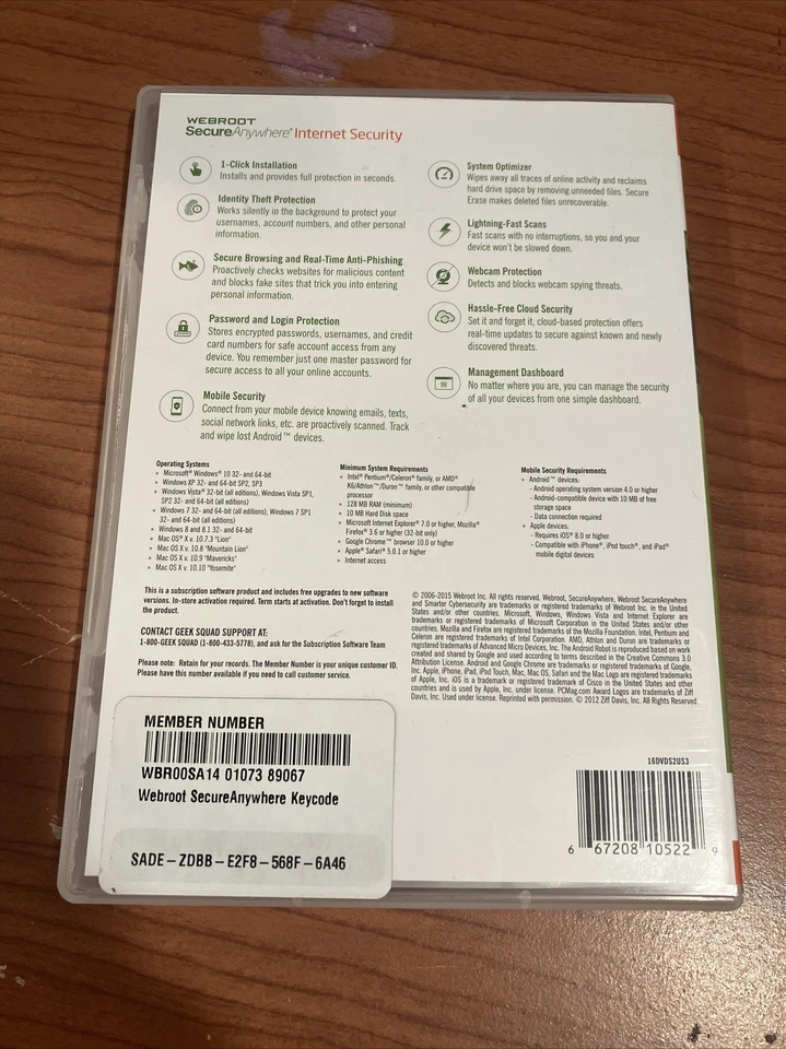 Webroot Software SecureAnywhere Internet Security Plus 2013 for PC, Mac (3... - Image 3 of 3