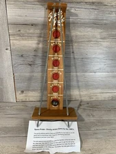 Vintage SPACE PROBE Tabletop Game DEFY GRAVITY Hardwood Finish 1960’s