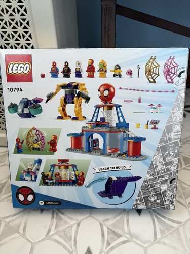 LEGO Spider-Man 10794 Team Spidey Web Spinner Quartier Generale 193 Pezzi NUOVO - Foto 4 di 4