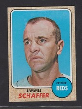 1968  TOPPS  BASEBALL  # 463  JIMMIE SCHAFFER  EX-MT+   INV A1927