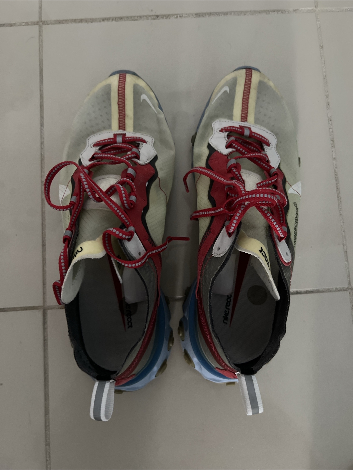 Nike React Element 87 Undercover Volt Size US9 Sn… - image 1