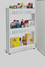 Storage Tower 3 Tier Sliding Kitchen Laundry utility Room Store in Tents Awnings