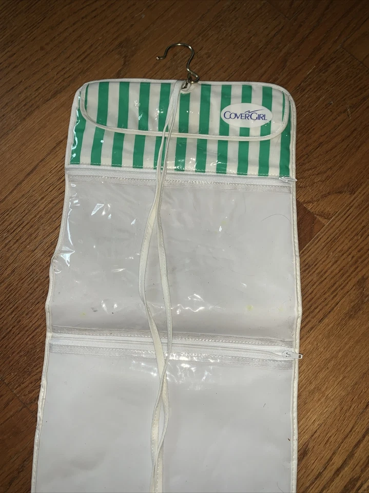 COVER GIRL Travel jewelry cosmetic Make Up bag carry on foldable 16”  ❤️tb - Image 2 of 4