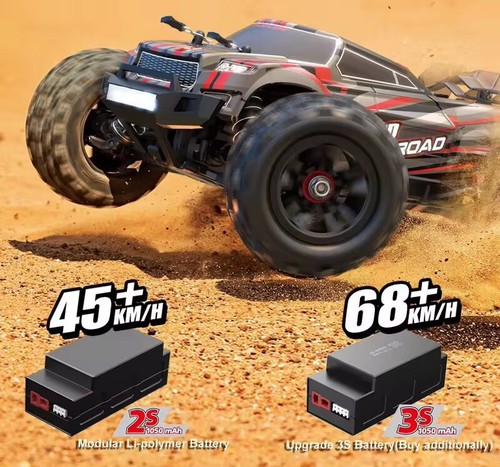 MJX 2.4G 4WD 16210 Hyper Go 1/16 2S LiPo Brushless RC Car Truck Toys +70klm/hr - Foto 17 di 23