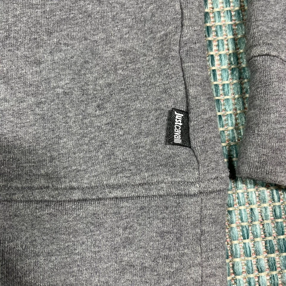 Suéter Just Cavalli Gris Estilo Cremallera Cuello Redondo Para Hombre Talla M Usado  Foto 2 de 4