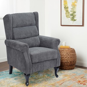 Grey Corduroy Fabric Tub Chair Upholstered Armchair Sofa Lounge