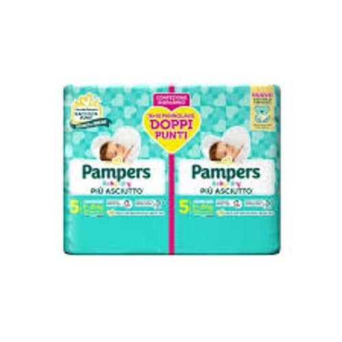 96 PANNOLINI PAMPERS BABY DRY TAGLIA 5 JUNIOR 11-25 KG (3 PACCHI DA 32 PZ)
