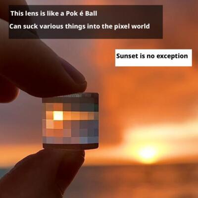 Pixel Prism Lens Convert Your View Into Pixel Art for Creative Photography  L1K2
