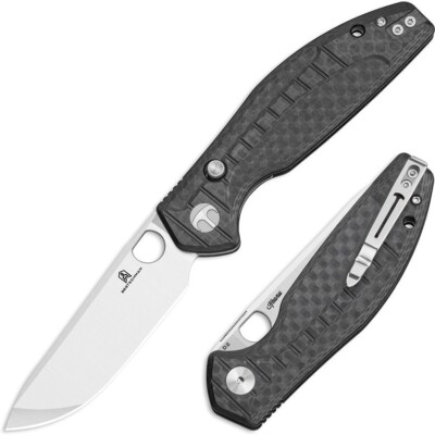 Bestech Knives Angry Owl Folding Knife 3.25'' D2 Tool Steel Blade G10 Handle