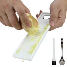 Ceramic Grater Plate for Grinding Ginger Wasabi Garlic Fruits Root Vegetable ...