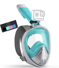 Platinum Arowana Full Face Snorkel - Snorkeling Gear for Adults and 180 View