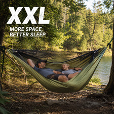 Night Cat XXL Hammock with Mosquito Net Sleeping Pad: Portable Kit for Camping