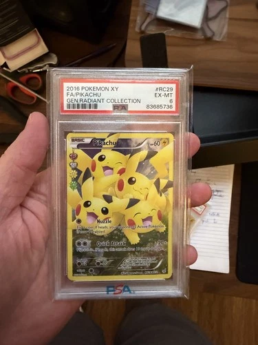 FA PIKACHU GENERATIONS RADIANT COLLECTION PSA 6 2016 POKEMON XY #RC29
