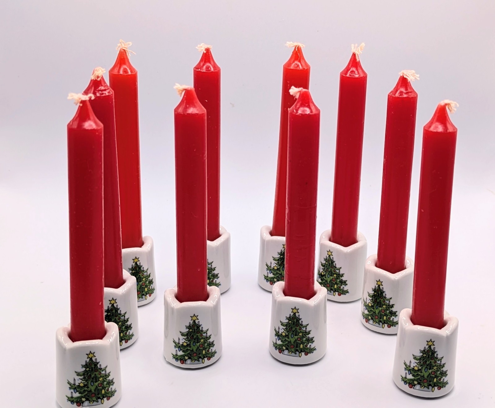 S Orig Candles & Box Christmas Trees