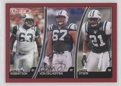 2007 Topps Total Red Dewayne Robertson Andre Dyson Kimo Von Oelhoffen #325 0r5
