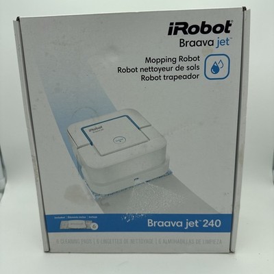 iRobot Braava jet 240 App Controlled Robot Mop - White for sale